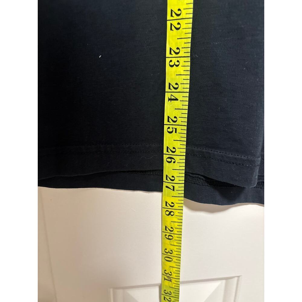 Ferrari Black Red Stripe Logo T-Shirt Small - Picture 5 of 7